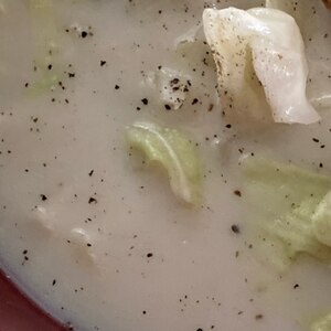 簡単！野菜いっぱい牛乳スープ